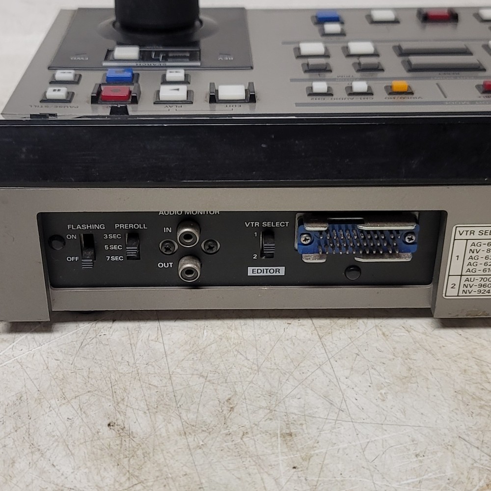 Panasonic AG-A650 Editing Controller UNTESTED No Power Supply