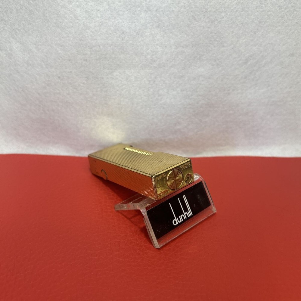 Overhauled Dunhill Rollagas lighter Gold without box