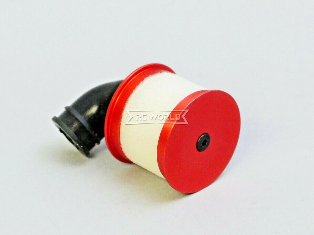 RC 1/10 Nitro Engine AIR FILTER Intake Metal/Rubber -SILVER-