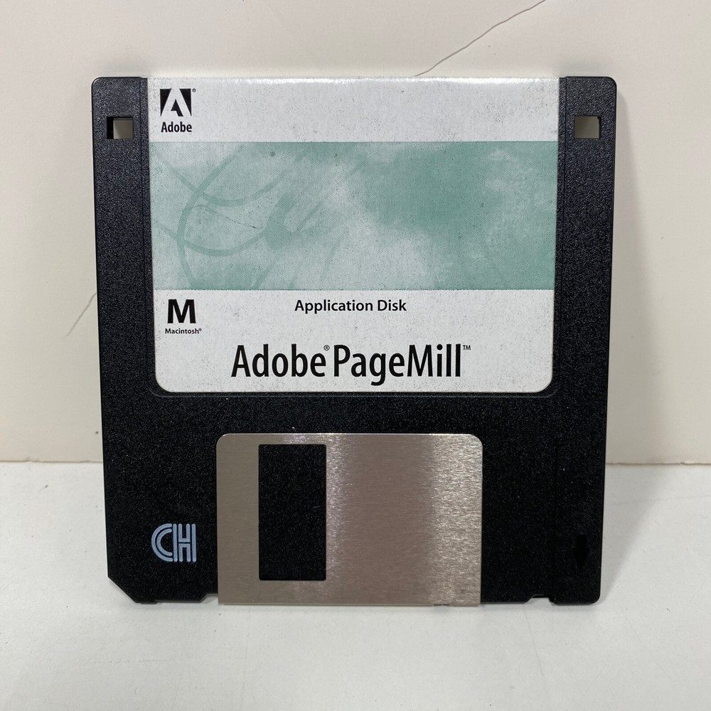Adobe Pagemill Page Mill 1.0 Vintage software Open Box MAC