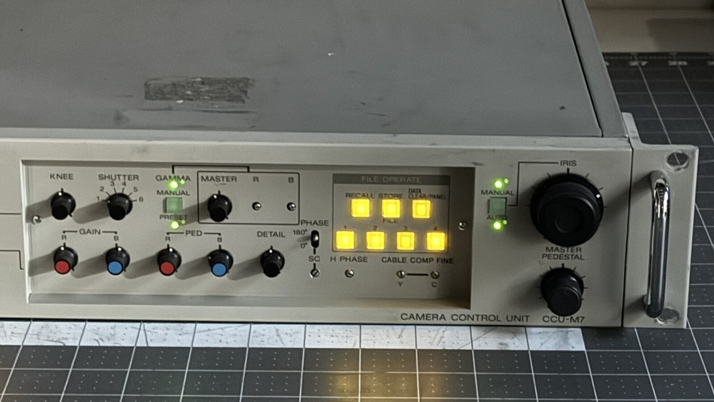 Sony Camera Control Unit CCU-M7 USED Vintage AC120V Working Pull See Pics 🔥🔥