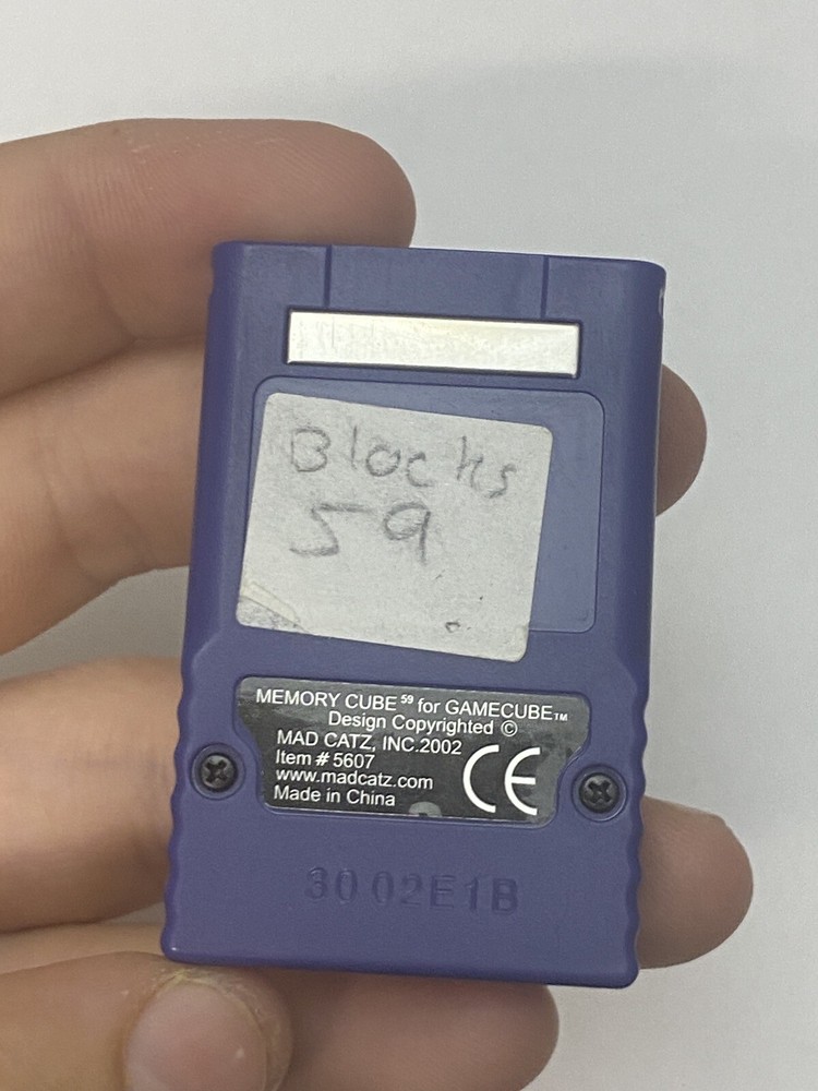 Mad Catz Nintendo GameCube 1X Memory Cube 59 Memory Card B3G1
