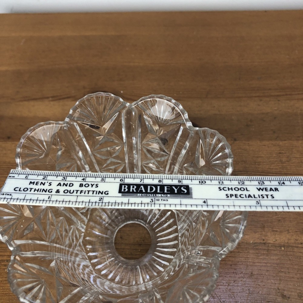 vintage glass lampshade