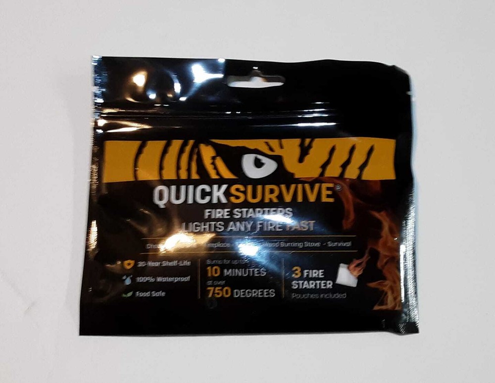 Quick Survive Fire starter pack (New Product)