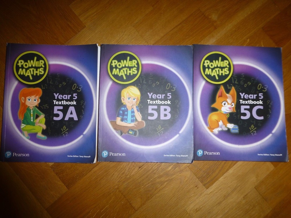 Power Maths Year 5 textbook bundle 5a, 5b, 5c