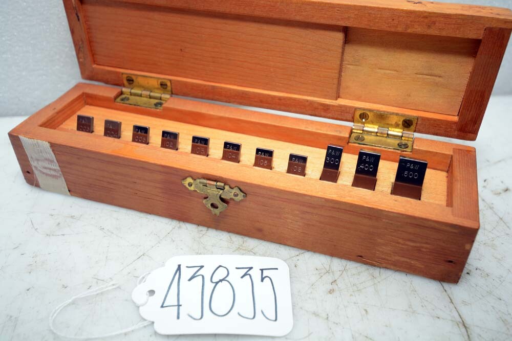 P&W Gage Blocks (Inv. 43835)
