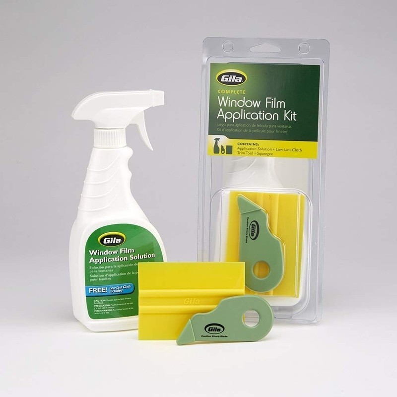 Window Film Installation Kit Spray Solution Trimming Tool Squeegee Cloth New