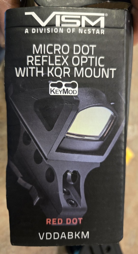 VISM Micro Red Dot Reflex Optic with Quick Release KeyMod Mount VDDABKM