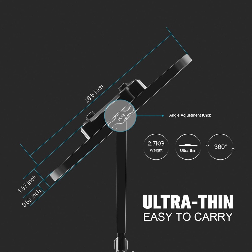 LED Video Light 60W Bi Color Table Stand