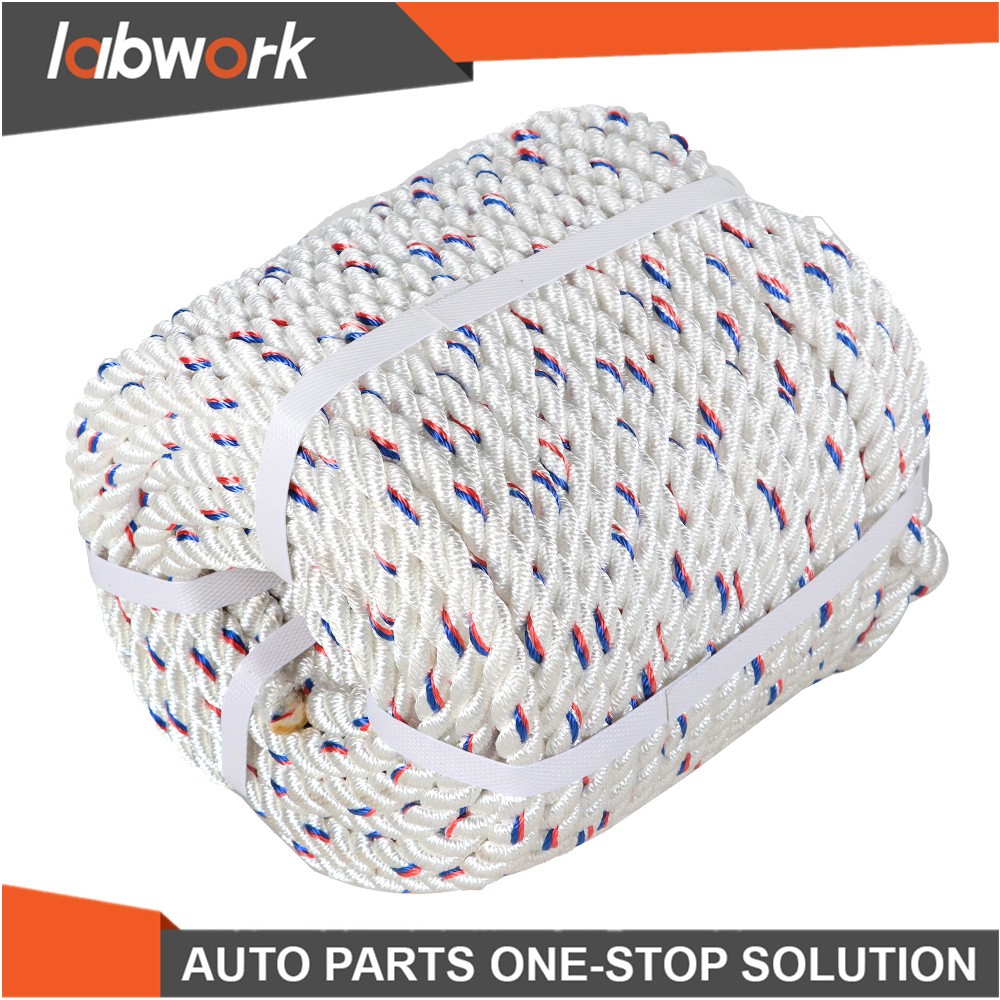 Labwork Double Braid Polyester Arborist Bull Rope Pulling Rigging Line 5/8"×150'