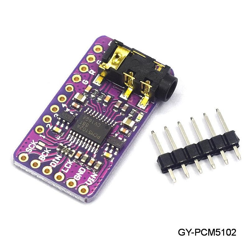 1 Set Interface I2S PCM5102A DAC Decoder Player Module For Raspberry Pi PHAT