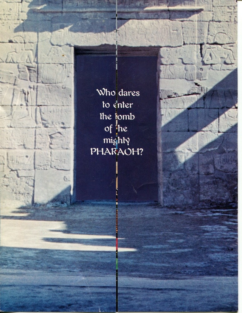 Pharaoh Williams Pinball Flyer / Brochure / Ad /