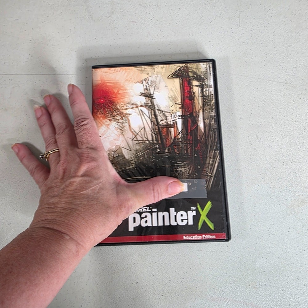 Corel Painter X Software DVD Education Edition  Windows & Mac In Case w/ Key