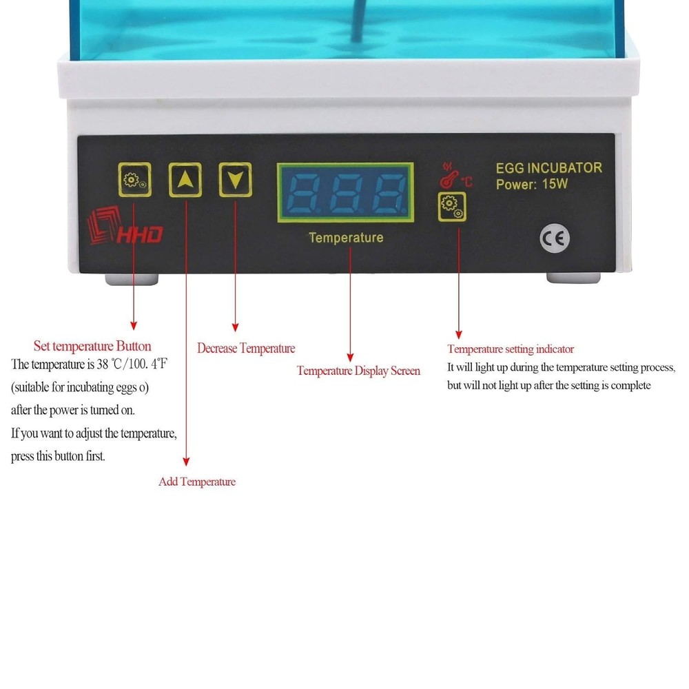 Digital Egg Incubator Egg Hatching Incubator Small House with Automatic Temperat