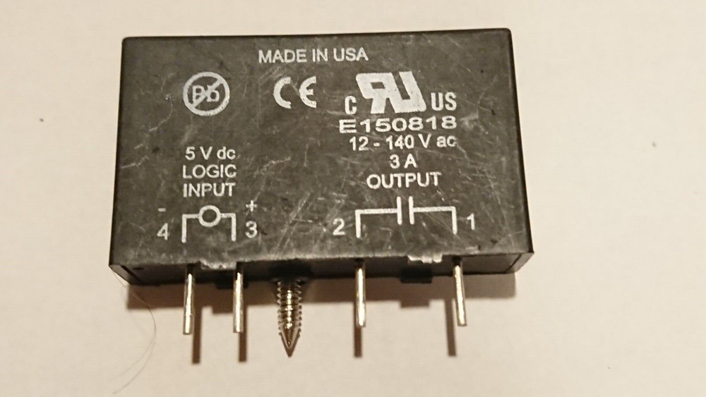 Dataforth SCMD-MOAC5 Solid State Relay SSR Isolated 5vDC in  12-149VAC out 3A