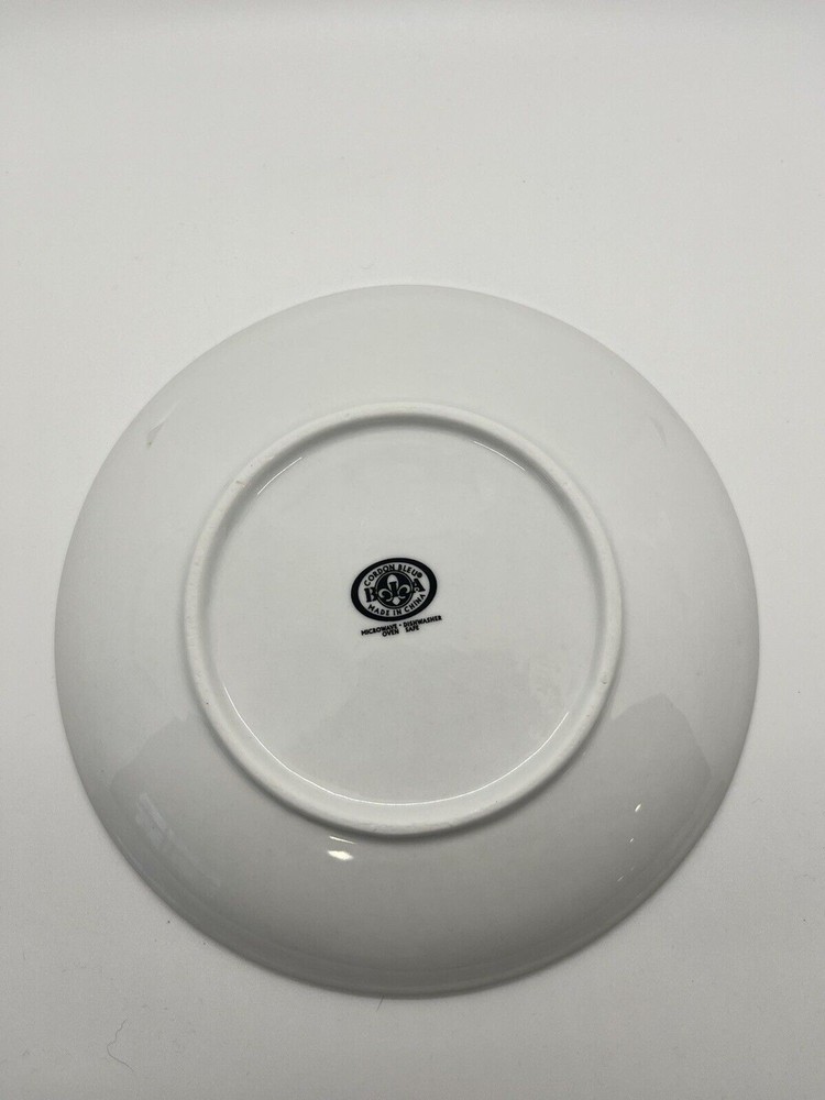 Cordon Bleu BIA 6.5". 4 Assorted Cheese Appetizer Plates.