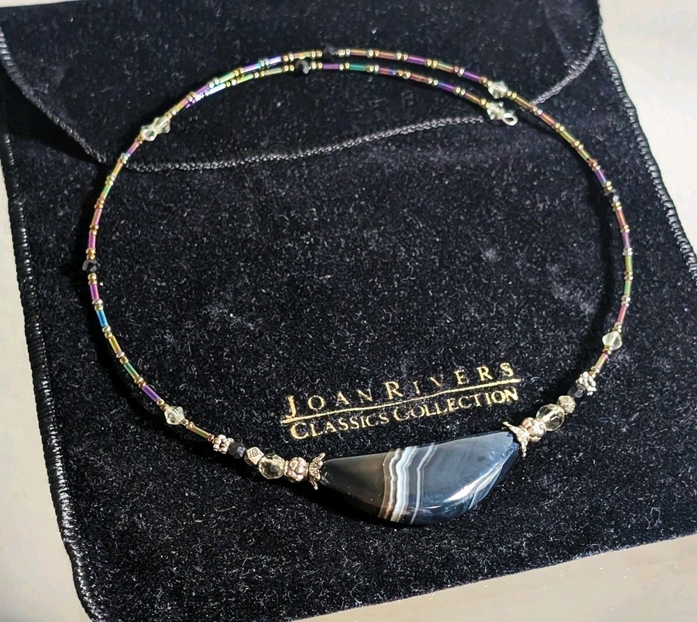 Vintage Agate Boho Tibetan Necklace
