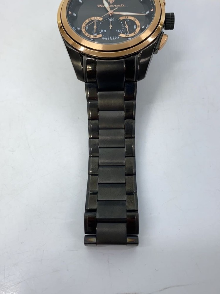 MASERATI Quartz Watch Analog Stainless Black