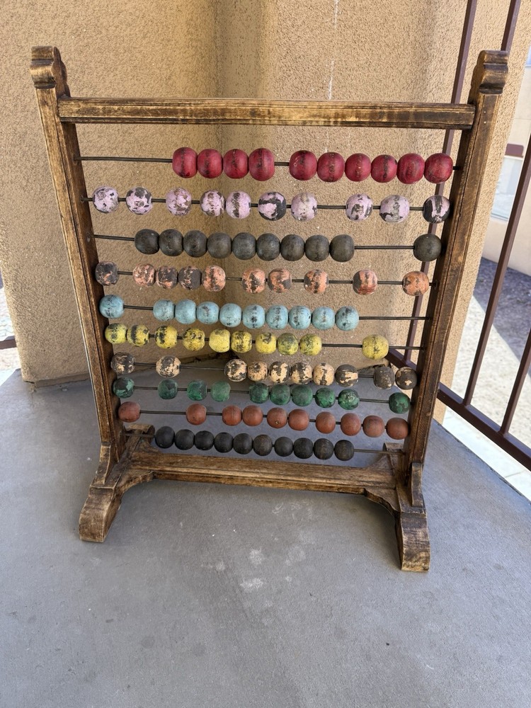 antique abacus Wood Balls