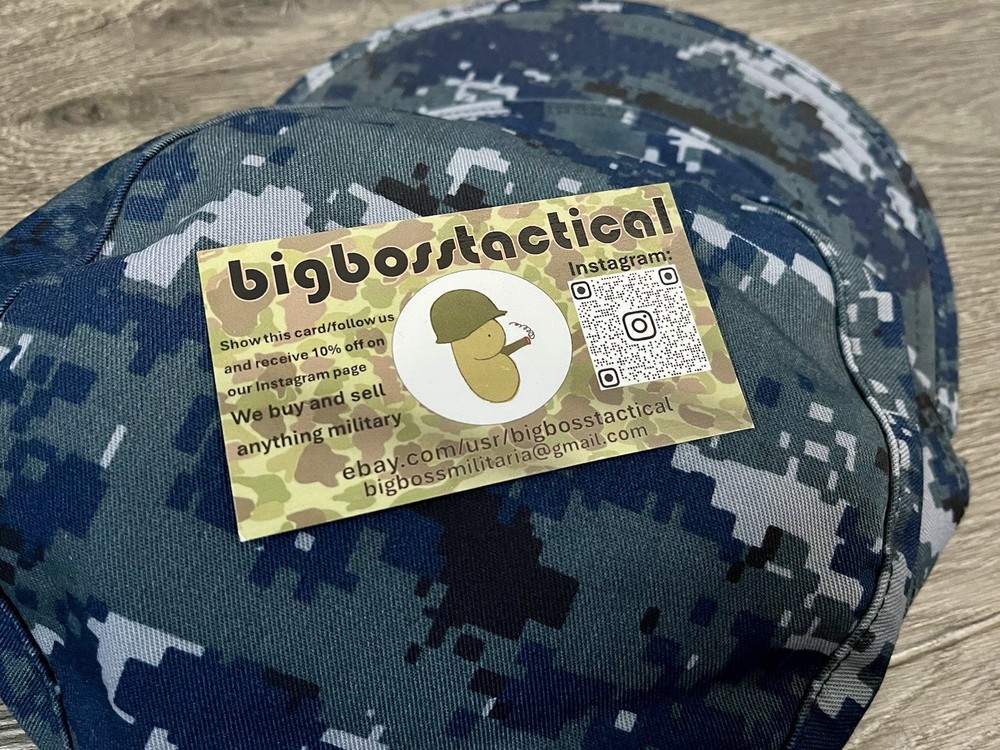 NAVY Experimental NWU T Delta D Trials Test Pattern Prototype Hat Cover Uniform