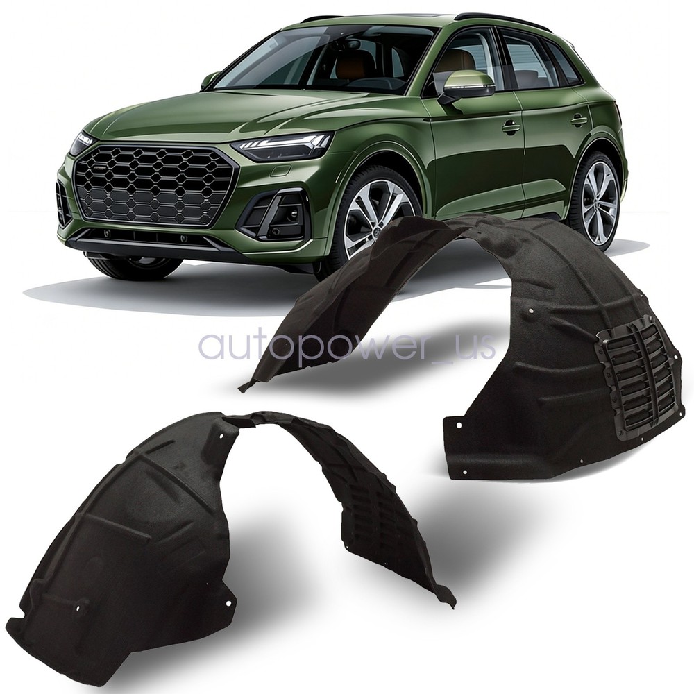 Fender Liners Splash Shield Front Left+Right Inner For 2018 2019-2023 Audi Q5