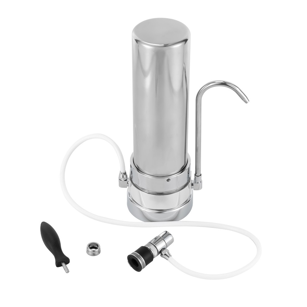 Countertop Filter Water Filtration Filter Sink Drinking System Stainless Steel