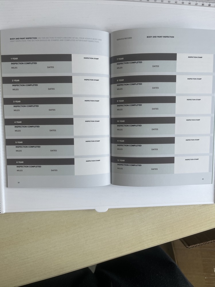 Volvo 440 Service Book Blank For All Models