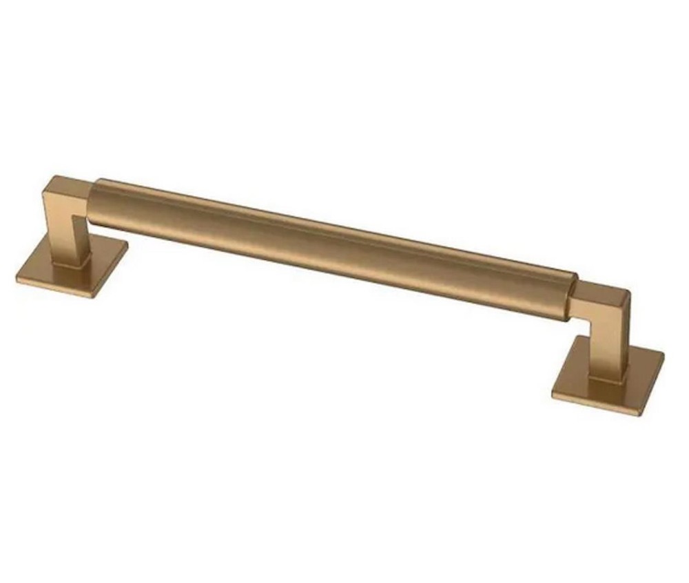 6-5/16" Modern Post Pull Champagne Bronze