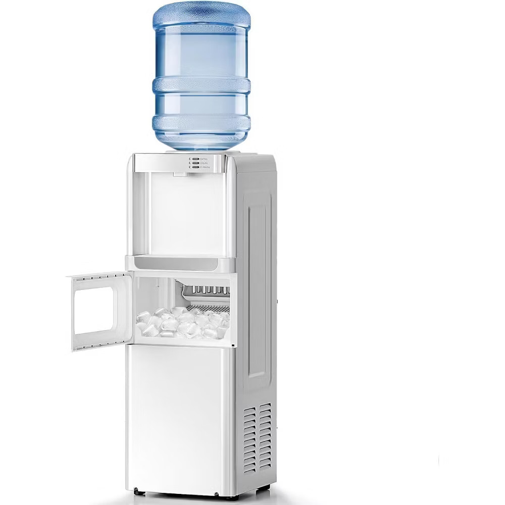 ZAFRO 3-in-1 Water Cooler with Ice Maker, Hot & Cold Top Loading,