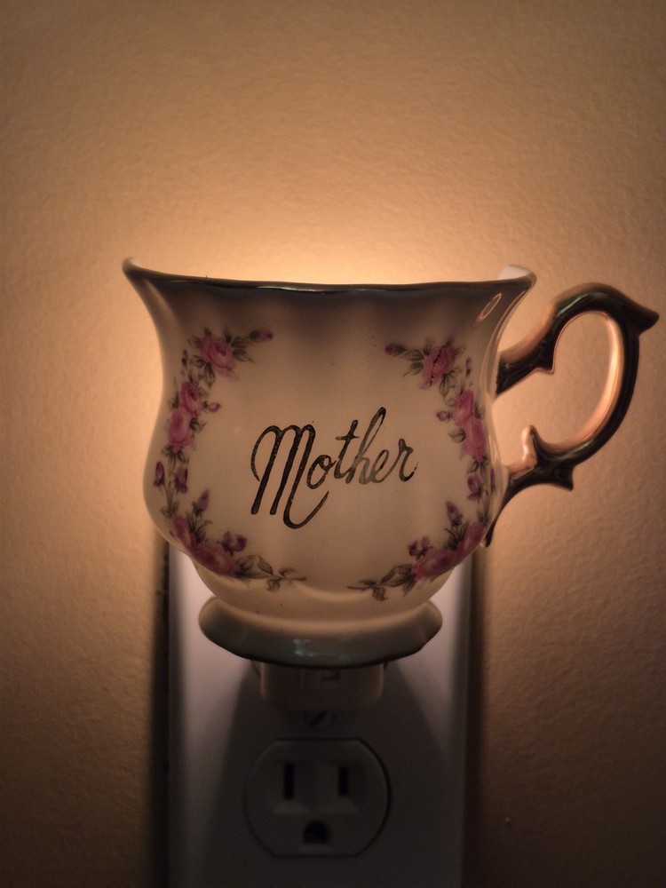 Teacup "Mother" Nightlight Plug In