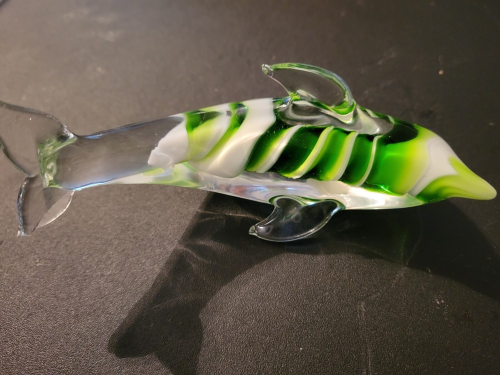 murano glass dolphin