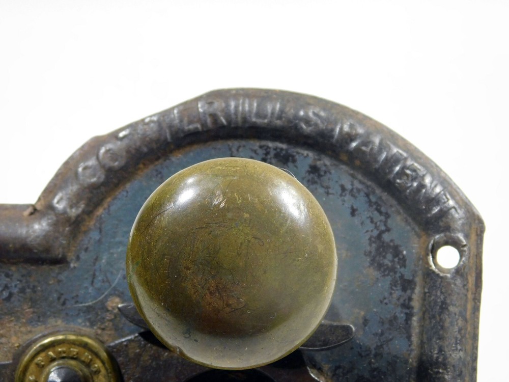 1846 Edwin Cotterill Signed Patented Plate Latch