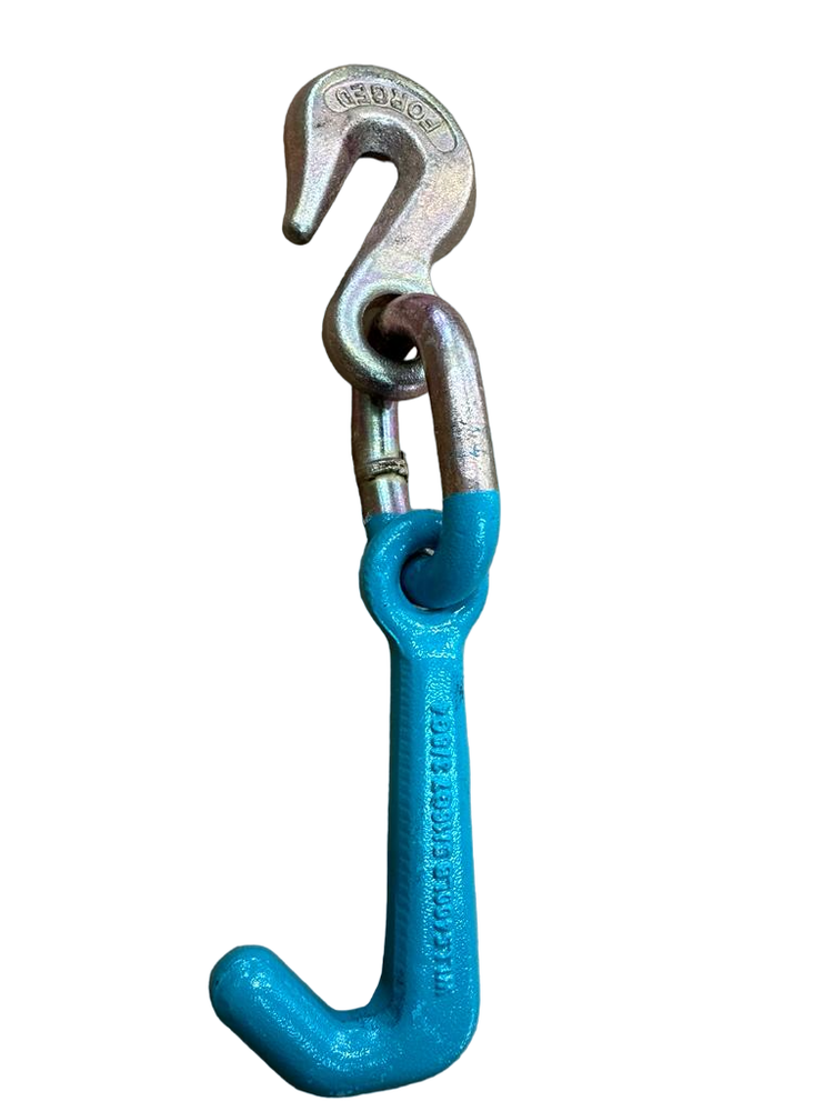 NEW 6pc Auto Body Frame Machine Pulling Puller Chain & Clamps Set w/ Hooks