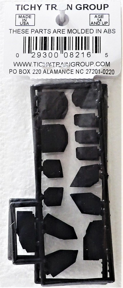 HO Scale Tichy Train Group 8216 Assorted Rivet Plates (28) pcs