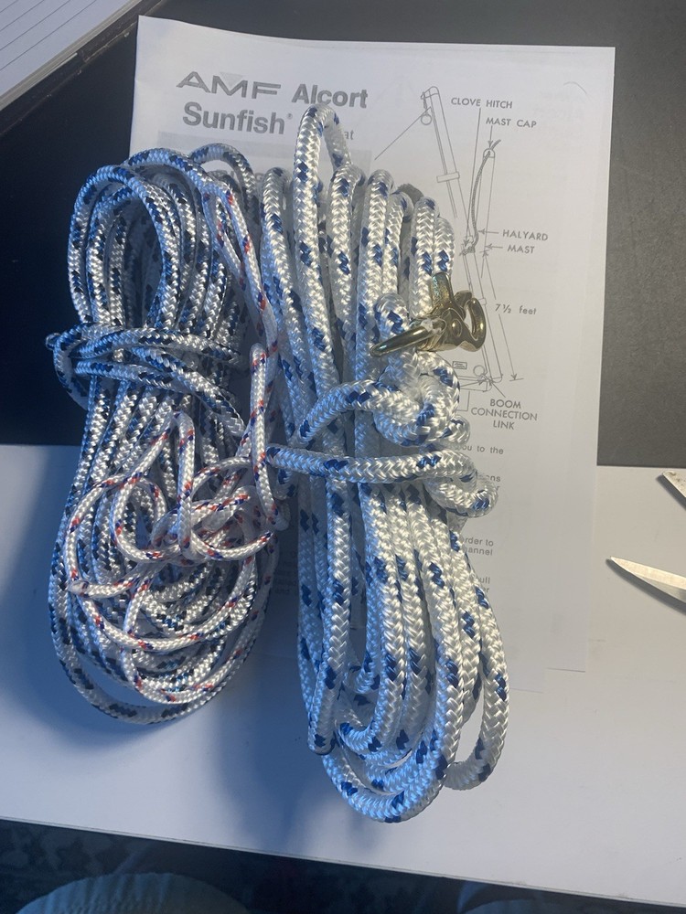 Sunfish Sailboat Line Kit