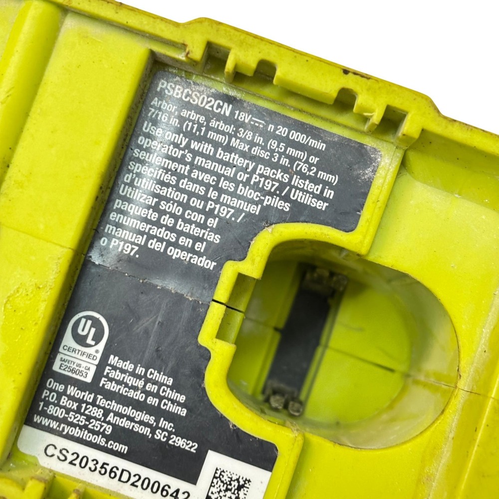 RYOBI ONE+ HP PSBCS02CN 18V Brushless Cordless Compact Cut-Off Tool