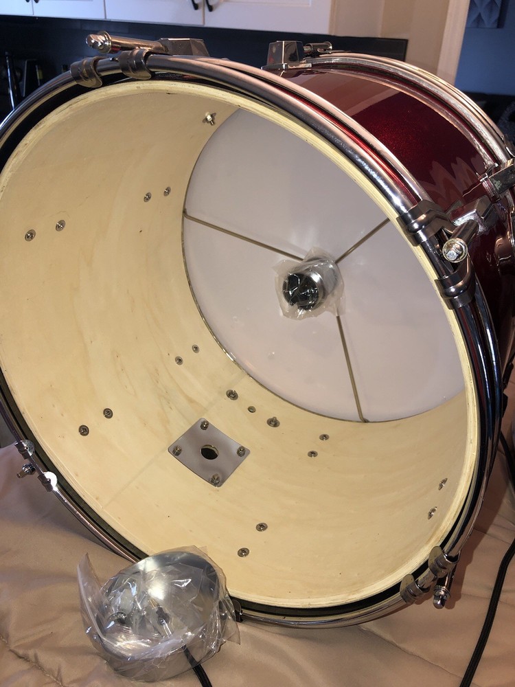 Candy Apple Red Drum Pendant Light DIY!