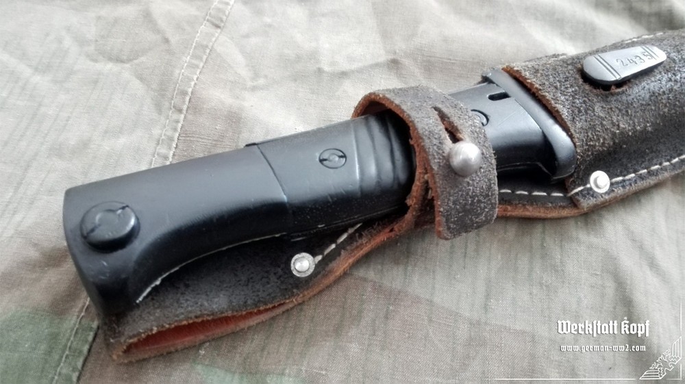 WW2 German - Training Bayonet S84/98 – Rubber Replica (Safe Training Version)