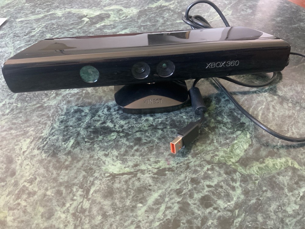 Microsoft 1414 Xbox 360 Kinect Sensor Bar Only - Black - Clean - Tested - Works