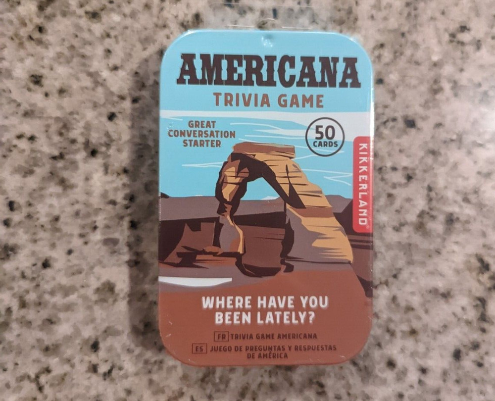 Americana Trivia Game 50 cards