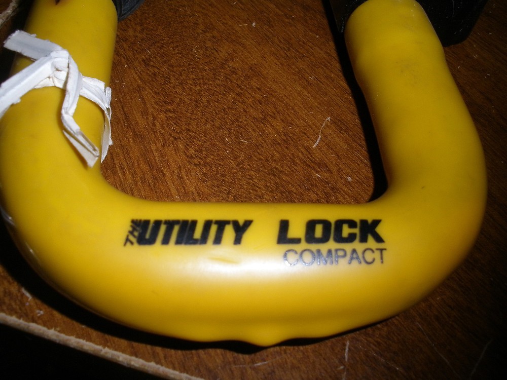 COMPACT UTILITY LOCK Hardware Anti Theft Safety Security YELLOW (O38)