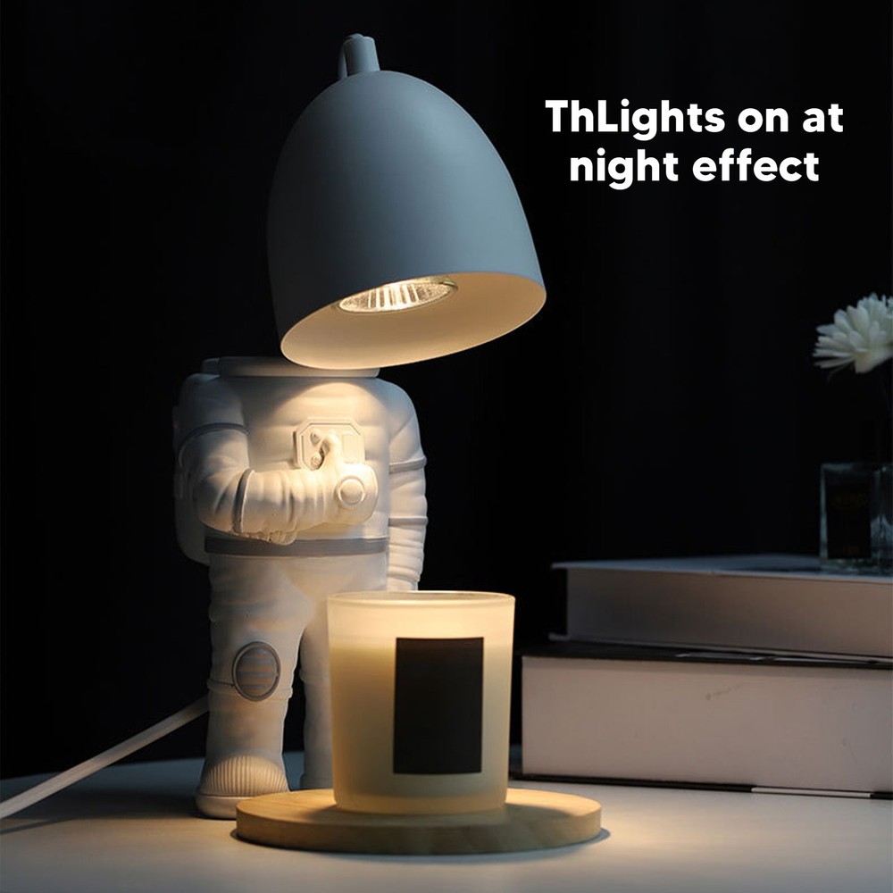 (US Plug)Candle Warmer Table Lamp Bedroom Bedside Decoration