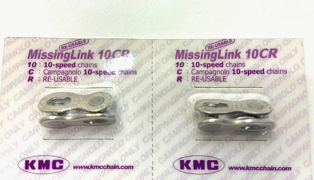 KMC Missing Link Campagnolo 10 speed quick links (two sets), new