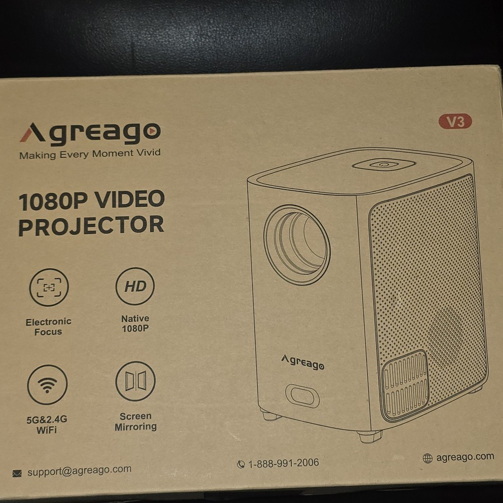 Agreago 1080p Video Projector