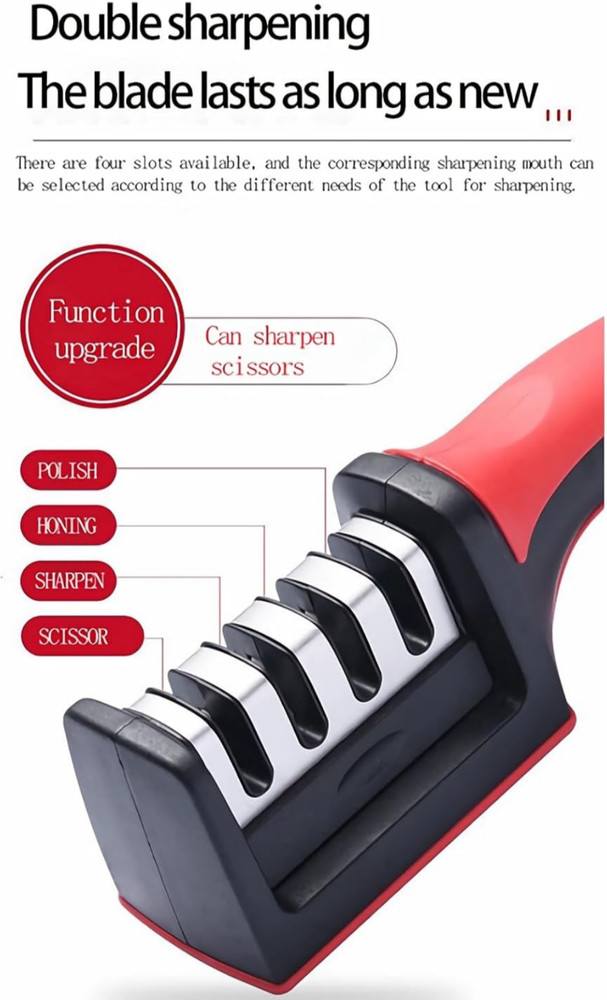 (100) KNIFE SHARPENER PROFESSIONAL SYSTEM Kitchen Heavy Duty Tungsten 3 Stage