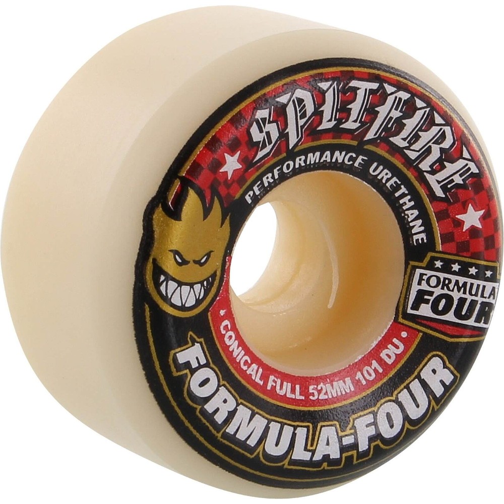 Spitfire Wheels Formula Four Conical Full Skateboard Wheels - 54mm 101a