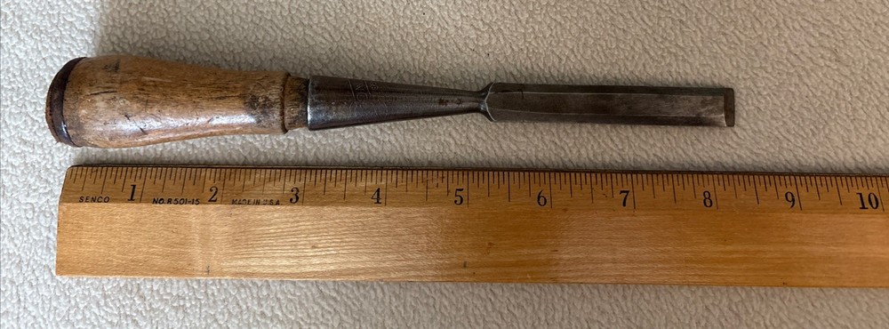 Vintage UNION 1/2" Beveled Edge Socket Chisel Made in USA