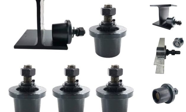 4Pcs Heavy Duty I Beam Trolley Rollers,I-Beam Rollers, Rollers for I