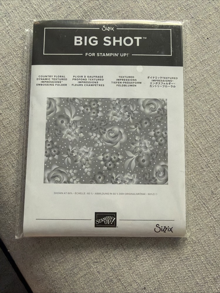 BIG SHOT EMBOSSING FOLDER - MULTIPLE VARIETIES - FREE SHIPPING!
