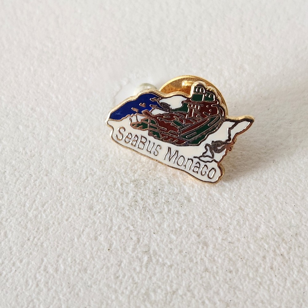 VINTAGE SEABUS MONACO LAPEL PIN ~